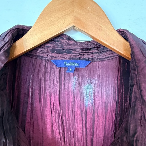 Reitmans Plum Textured Jacket - Picture 2 of 4